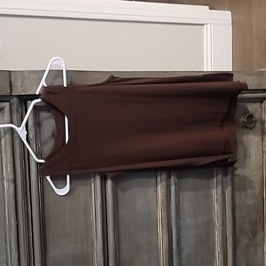 J.Jill chocolate brown tunic tops XS